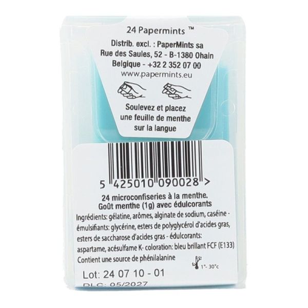 PaperMints Original Sans Sucre - 24 feuilles