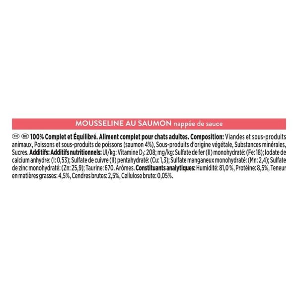Gourmet Revelations Mousselines au Saumon - Chat adulte 57 g