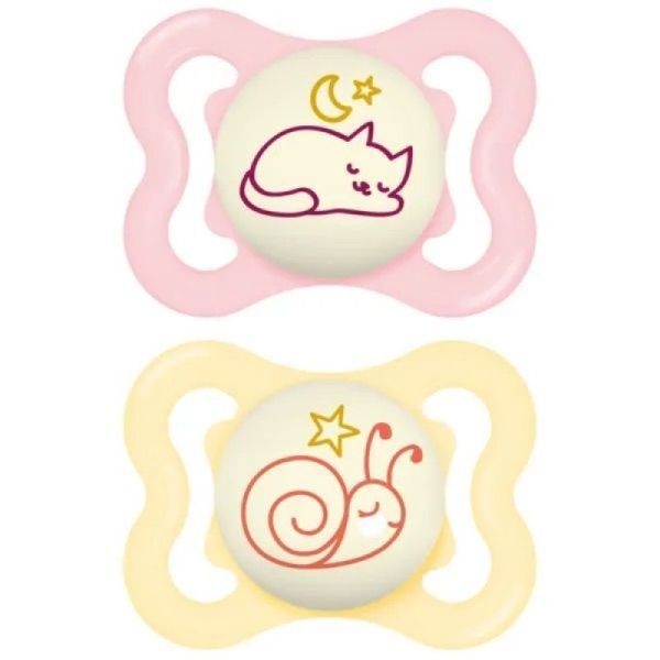 Sucettes Mam Supreme Nuit 2-6 mois x2