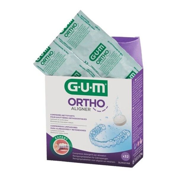 Ortho Aligner comprimés nettoyants pour gouttières orthodontiques - 32 comprimés