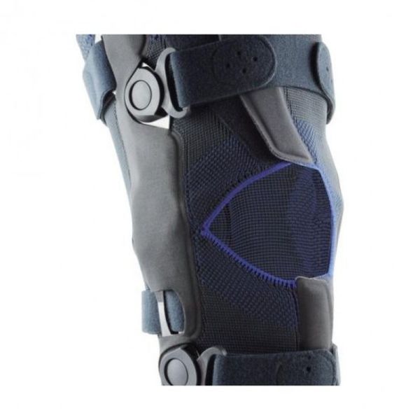 Genu Ligaflex Open Genouillere Ligamentaire Ouverte Grise - Court Taille 4