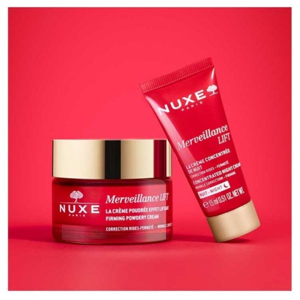 COFFRET MERVEILLANCE LIFT - La Crème Poudrée Effet Liftant 50 ml + La Crème Concentrée de Nuit 15 ml Offerte