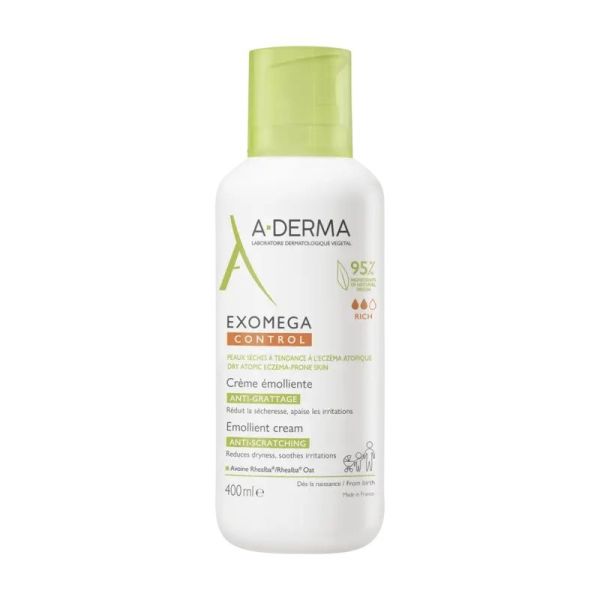 Crème émolliente anti-démangeaisons EXOMEGA CONTROL - 400 ml