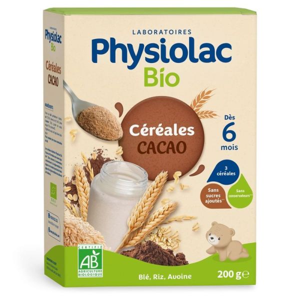Céréales Bio pour bébé - Cacao