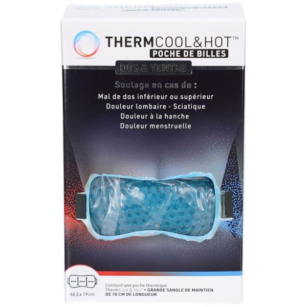 Thermcool Hot Poche de Billes Dos et Ventre - 1 poche