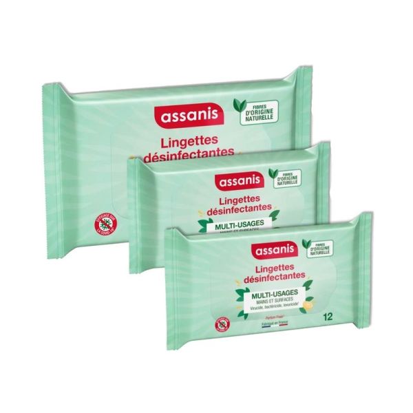 Lingettes Désinfectantes Multi-Usages - 25 unités