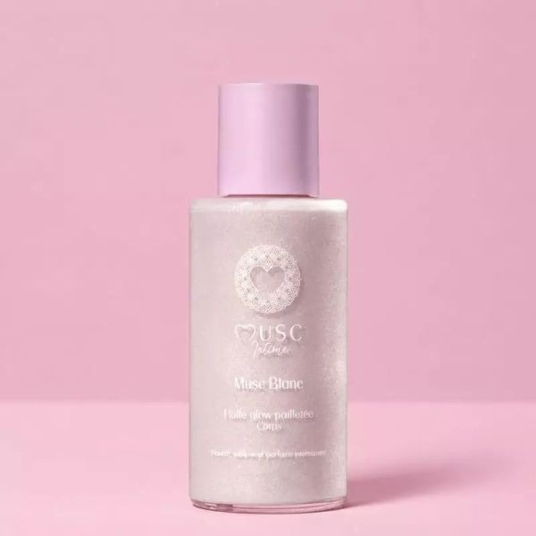 Huile Glow Pailletée - Musc Blanc - 100 ml