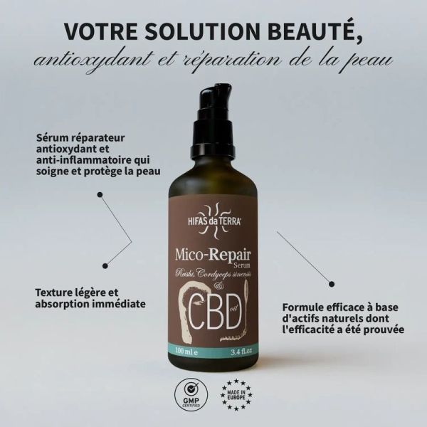 Mico-Repair Serum avec Reishi et Cordyceps - 100 ml
