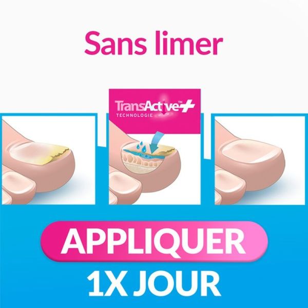Solution filmogène Excilor Forte - 30 ml + coupe-ongles offert
