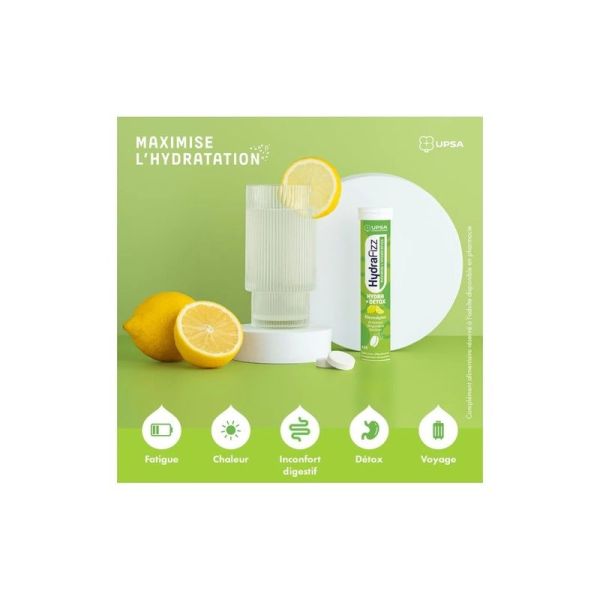 Hydra +Detox - 16 comprimés effervescents