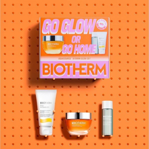 Aquasource Coffret Vitamin Glow - Gel visage 50 ml, eau micellaire 30 ml et lait corps 50 ml