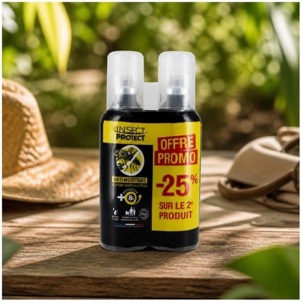 Anti-Moustiques Lotion Tropicale Peau - 2 x 75 ml