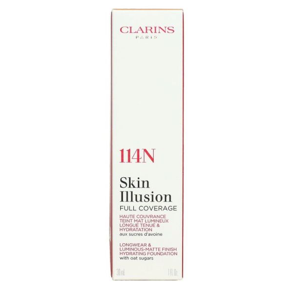 Skin Illusion fond teint mat lumineux 114N 30ml