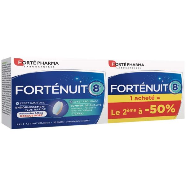 FortéNuit 8h - 2x30 comprimés