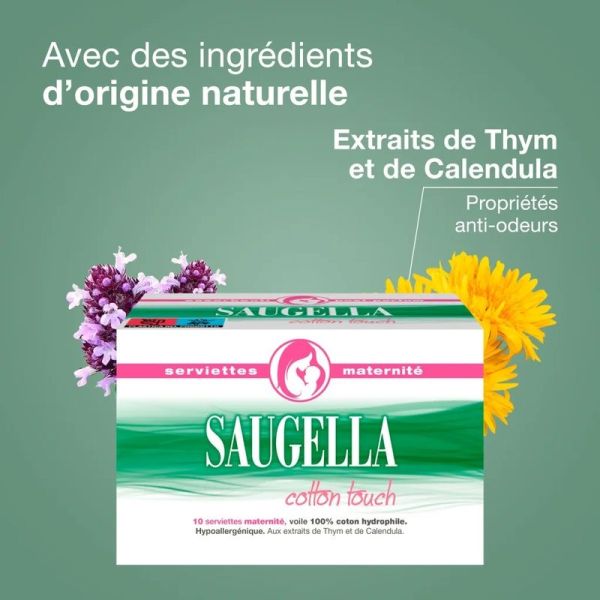 Cotton Touch Serviettes Maternité - 10 serviettes
