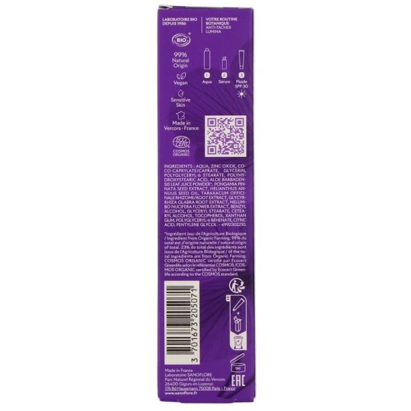 Fluide éclat anti tâches SPF30 Lumina - 40 ml