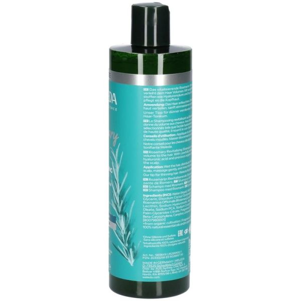 Shampooing revitalisant au romarin - 400 ml