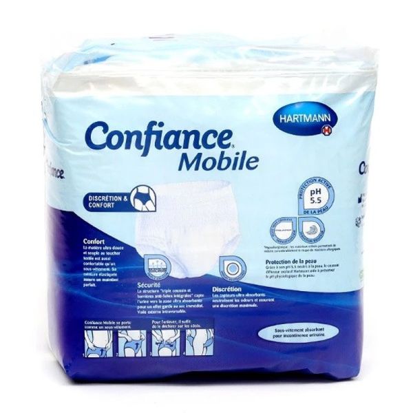 Confiance Mobile Slip 8 gouttes - Taille S (sachet de 14)
