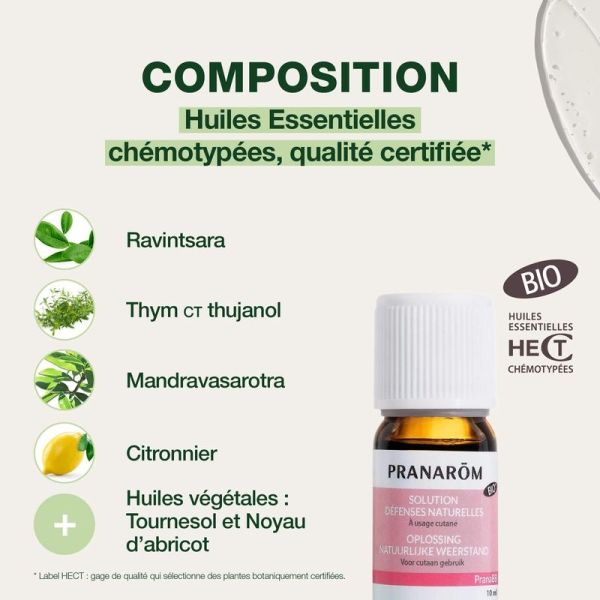 Solution défenses naturelles pour bébé - Bio - 10 ml