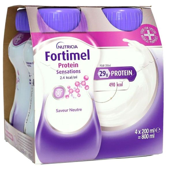 Fortimel Protein 29g arôme neutre 4x200ml