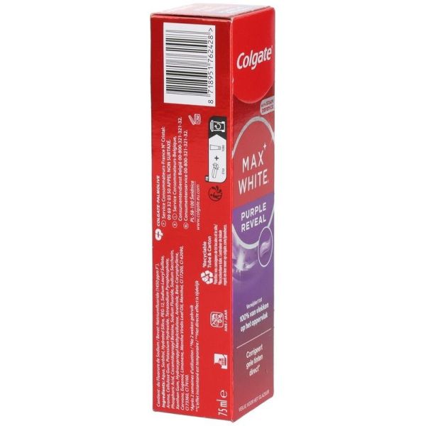 Max White Dentifrice - Purple Reveal - 75 ml