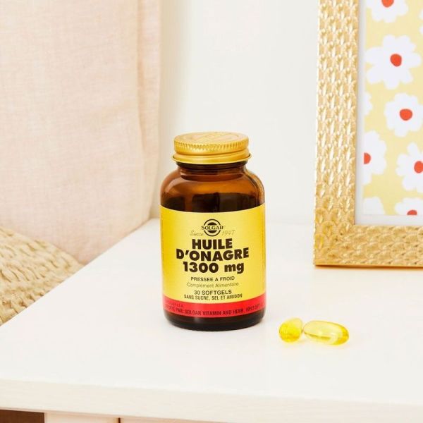 Huile d'onagre 1300 mg - 30 gélules