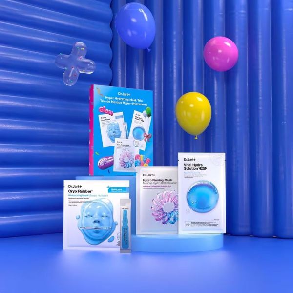 Hyper Hydrating Mask Trio Holiday Set - 3 masques