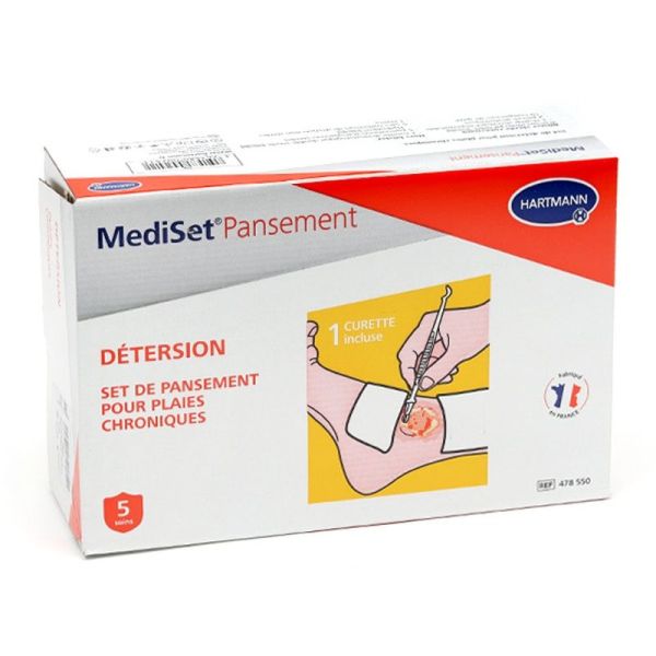 Mediset Pansement Détersion - 5 blisters