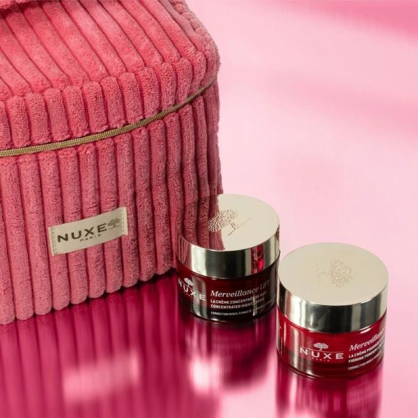 Merveillance Lift La Routine Lift & Fermeté | Jour & Nuit - Crème Poudrée Effet Liftant 50 ml, Crème Concentrée de Nuit 50 ml