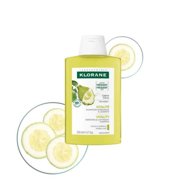 Shampoing au Cédrat Vitalité - 200 ml