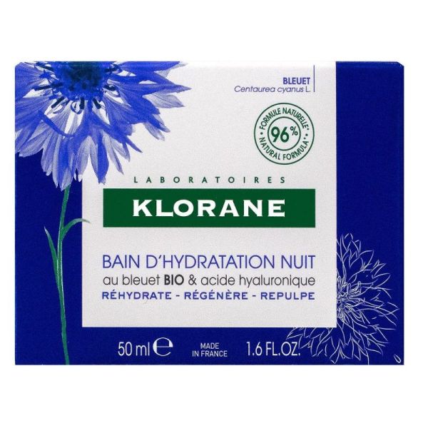 Kl Bleuet Bain Hydratation Nuit P50Ml