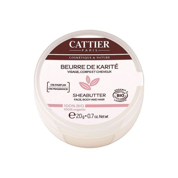 Cattier Beurre Karite 20G