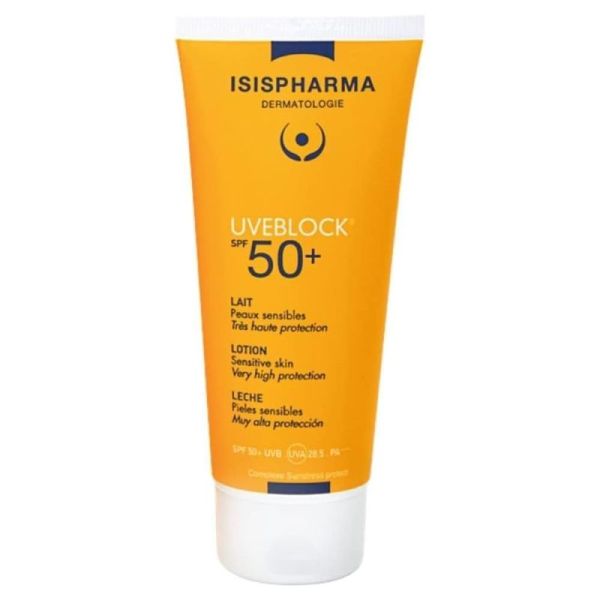 Isispharma Uveblock lait SPF50+ peaux sensibles 100 ml