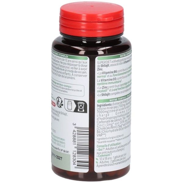 Shilajit + Vitamines - 60 gélules
