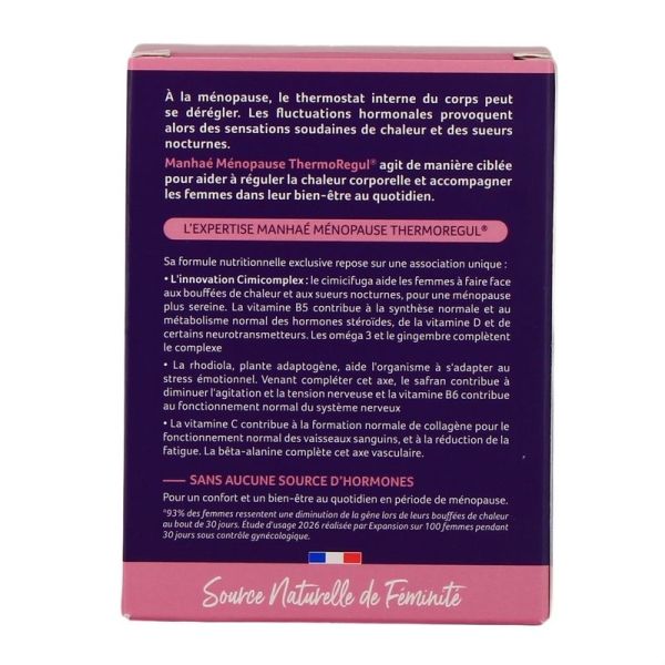 Ménopause ThermoRegul - 2 mois - 60 gélules