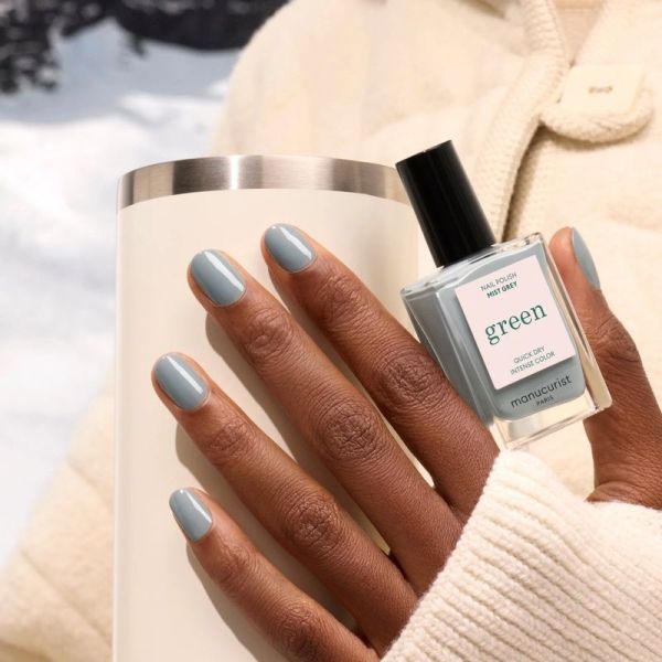 Vernis à ongles semi-permanent Mist Grey Green Flash - 15 ml