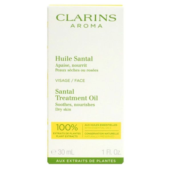 Clarins Hle Santal Peaux Sec Ou Rose 30Ml