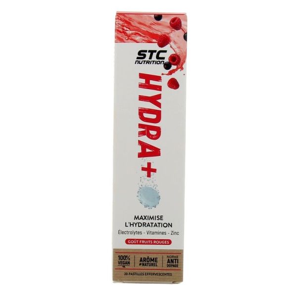 Hydra+ fruits rouges - 20 pastilles effervescentes