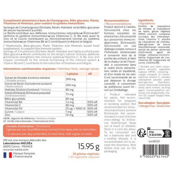 IMMUNO BOOST - 30 gélules