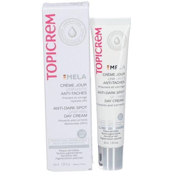Creme Jour Unifiante Anti-Taches SPF50+ MELA - 40 ml