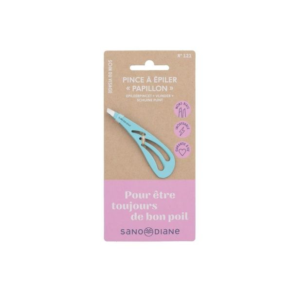 Sanodiane Pince à Épiler Papillon - Bleu