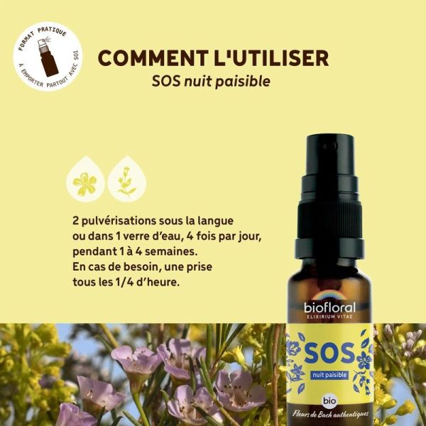 SOS Secours Nuit Paisible - Bio Demeter - 20 ml