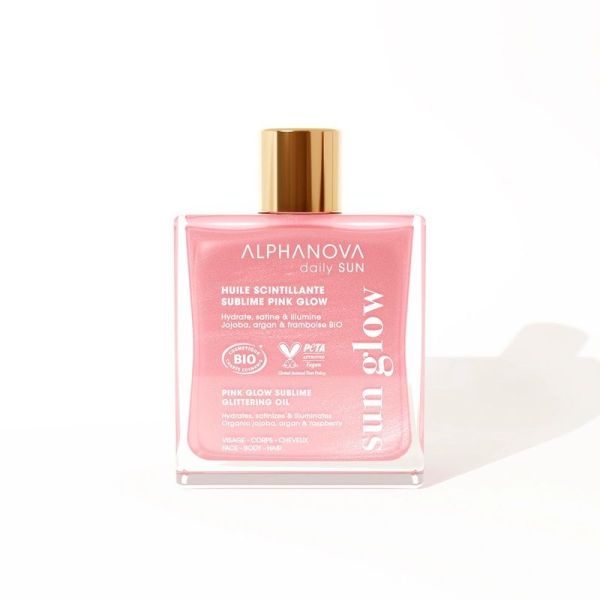 Huile Scintillante Sublime Pink Glow Daily SUN - 50 ml