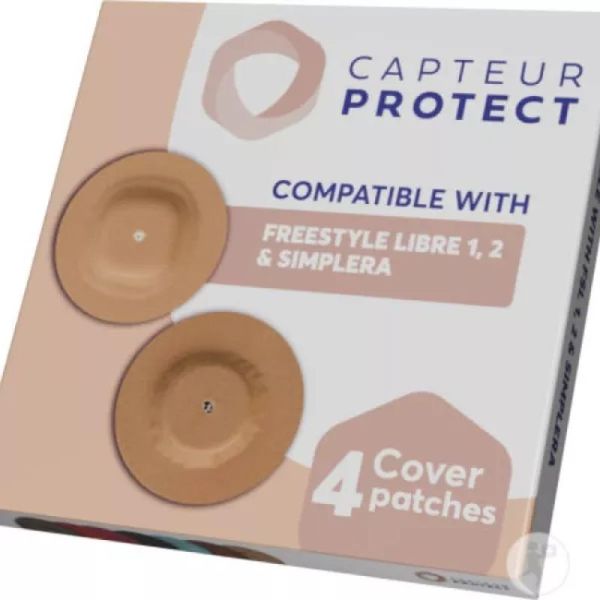 Capteurs Protect Freestyle Libre - Beige (Boîte de 4)