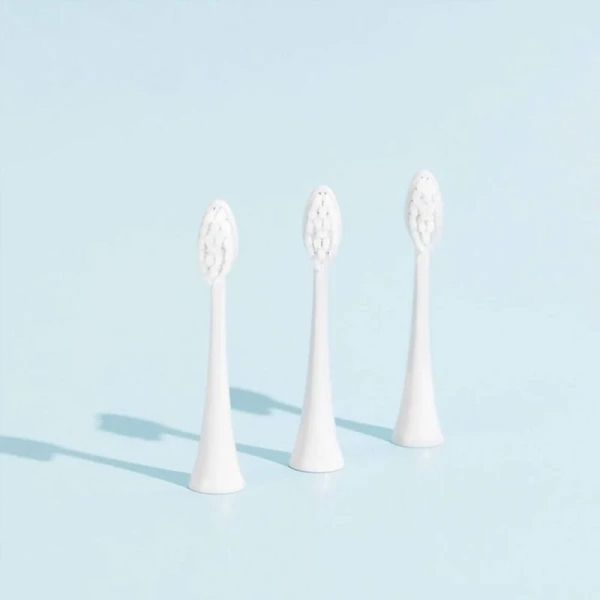 Tête de Rechange Pour Brosse à Dents Electrique Blanche - 3 têtes