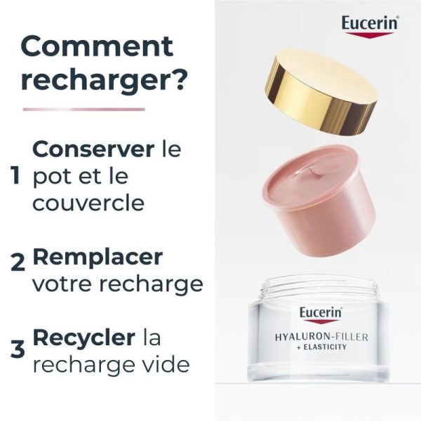 HYALURON-FILLER + ELASTICITY Recharge Soin de Jour Rose SPF30 - 50 ml