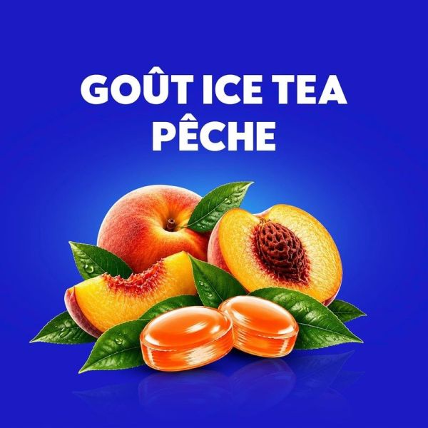 Bonbons Ice Tea Pêche Menthol Sans Sucres - 72 g