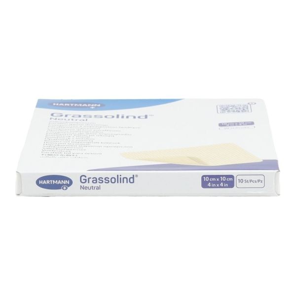 Grassolind Neutral - 5 cm x 5 cm - 10 compresses