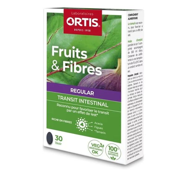 Fruits & Fibres Regular - 30 comprimes