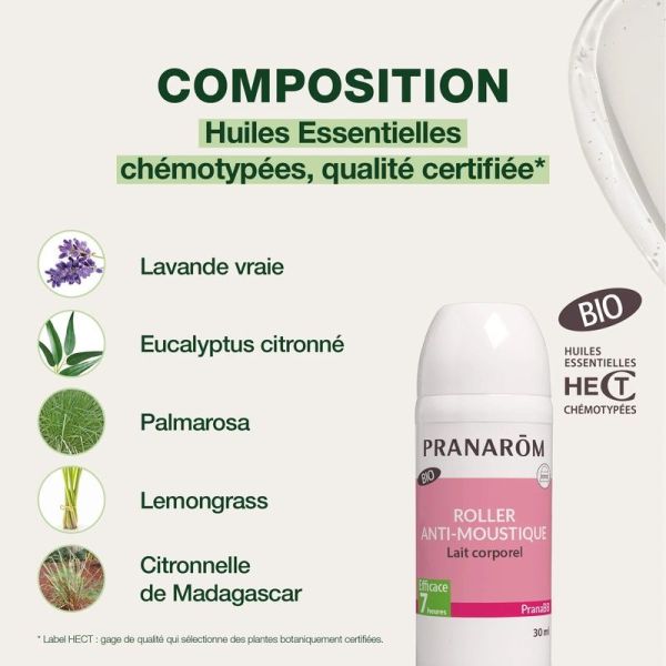 Roller anti-moustiques bébé - Bio - 30 mL